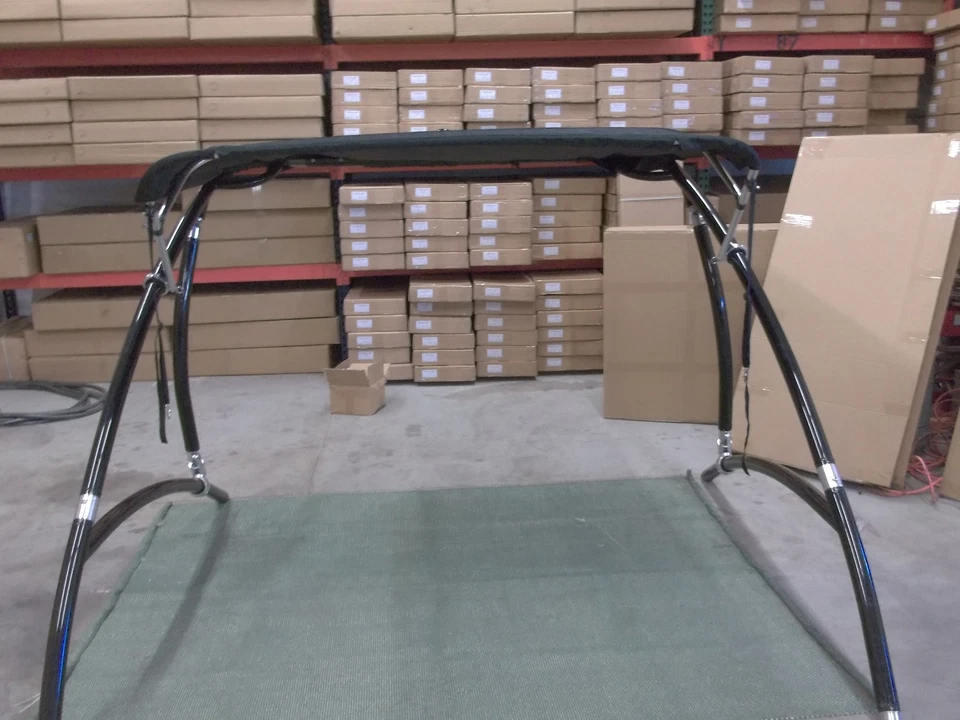 USED WAKEBOARD TOWER MOUNTED FRONT FOLDING BIMINI SURF WAKE BOARD TOP SUN SHADE - Image 3 of 4