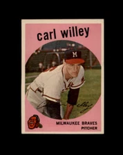 1959 Topps Baseball #095 Carl Willey STARX 5.5 EX+  (CS116380)