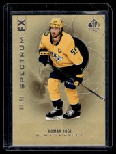 2020-21 SP Authentic Spectrum FX Gold Roman Josi 03/50 Nashville Predators #S-2