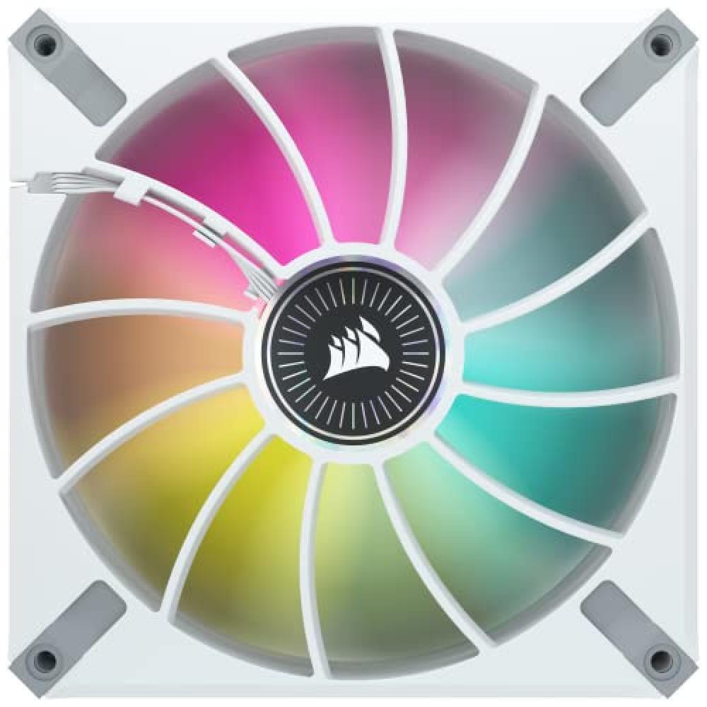 (TG. 140mm) Corsair iCUE ML140 RGB ELITE, 140 mm Ventola PWM a RGB (Tecnologia C