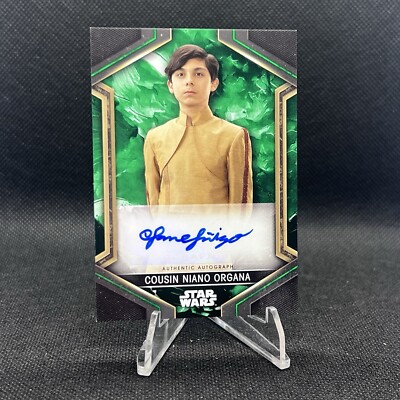 Star Wars Obi-Wan Kenobi Green Auto A-II Ian Inigo Cousin Niano