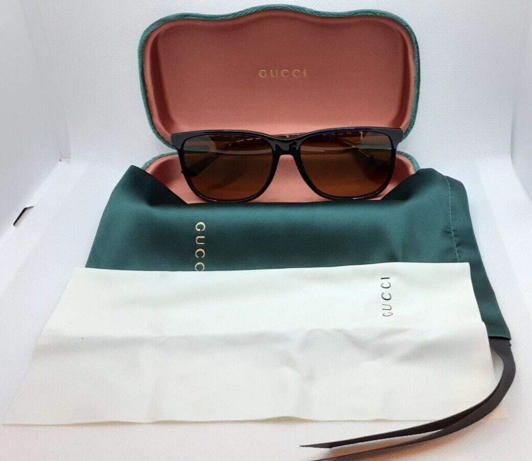 Gucci Black Havana Acetate Sunglasses GG0017S 004 Gucci | Accessories | Gucci Black Havana Acetate Sunglasses  main image 4