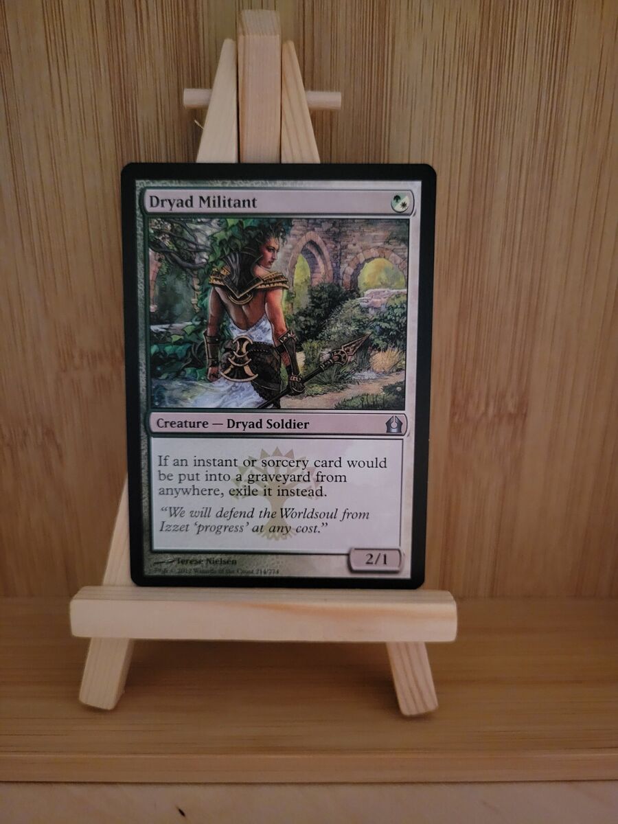 Dryad Militant 1x FOIL RTR MTG Return to Ravnica Uncommon MINT green white Dryad Militant 1x FOIL RTR MTG Return to Ravnica Uncommon MINT green white