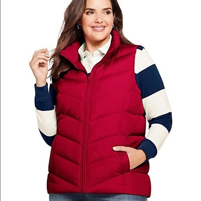 lands end plus size coats