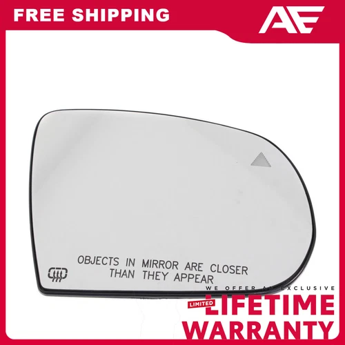 Mirror Glass Heated Passenger Side For 2014-2023 Jeep Cherokee