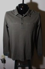 L.L. BEAN Green Long Sleeve Polo Shirt Men's Size L Reg.
