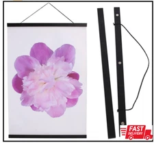 Aynoo 16 Wide 16x20 16x24 16x22 Poster Frame Pine Wood in Black Magnet Poster