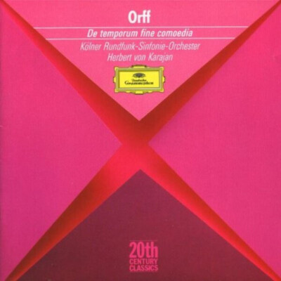    OPER   Carl Orff   DE TEMPORUM FINE COMOEDIA   Herbert von Karajan