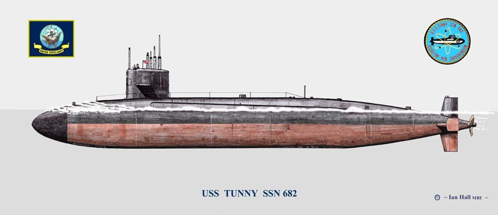 USS Tunny SSN-682 Print | eBay