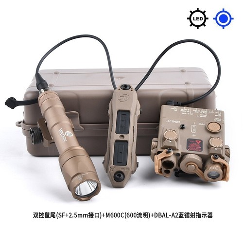 WADSN DBAL-A2 Laser&White LED Light M300A/M600C Tactical Flashlight Dual Switch - Picture 22 of 22