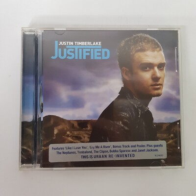 Justin Timberlake Justified Senorita Like I Love You Cry Me A River 2002 CD