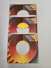 45 RPM 7" RECORD SLEEVES CO. SLEEVE 3 PACK SEE PHOTOS - RCA SLV166