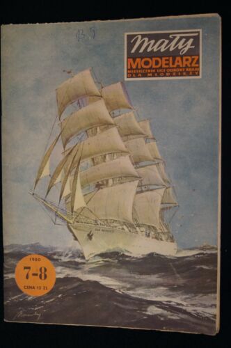 Maly Modelarz   7-8/1980   Polnisches Segelschulschiff   "Dar Mlodziezy"   1:200 - Bild 1 von 5