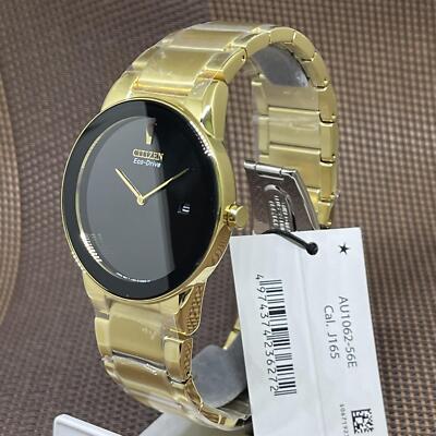 Citizen Eco-Drive AU1062-56E Axiom Men Stainless Steel Black Dial