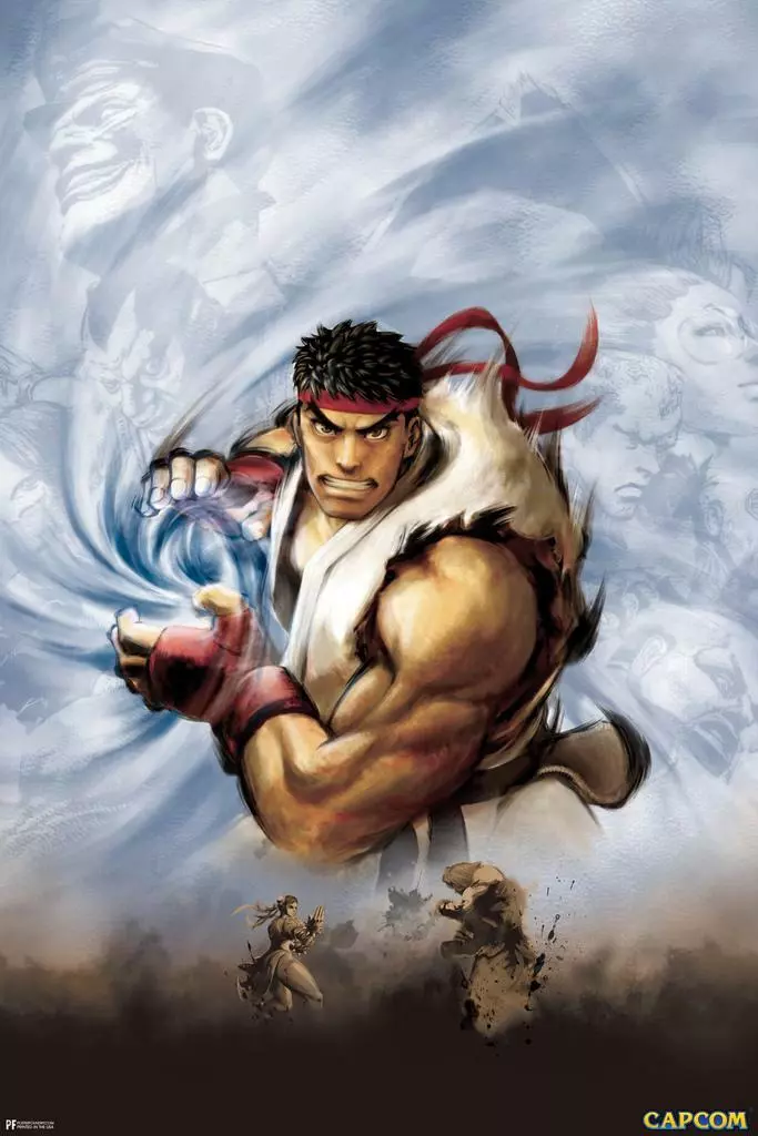 Street fighter art, Street fighter iii, Ryu street fighter