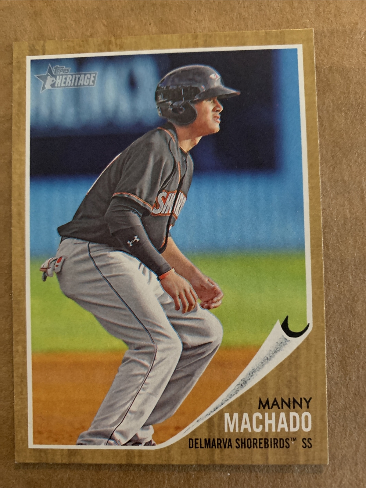 2011 Topps Heritage Minor League Manny Machado RC #161 ORIOLES PADRES