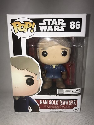 Pop! Funko Star Wars Han Solo Snow Gear #86 - Vinyl! Figure Exclusive Loot Crate | eBay