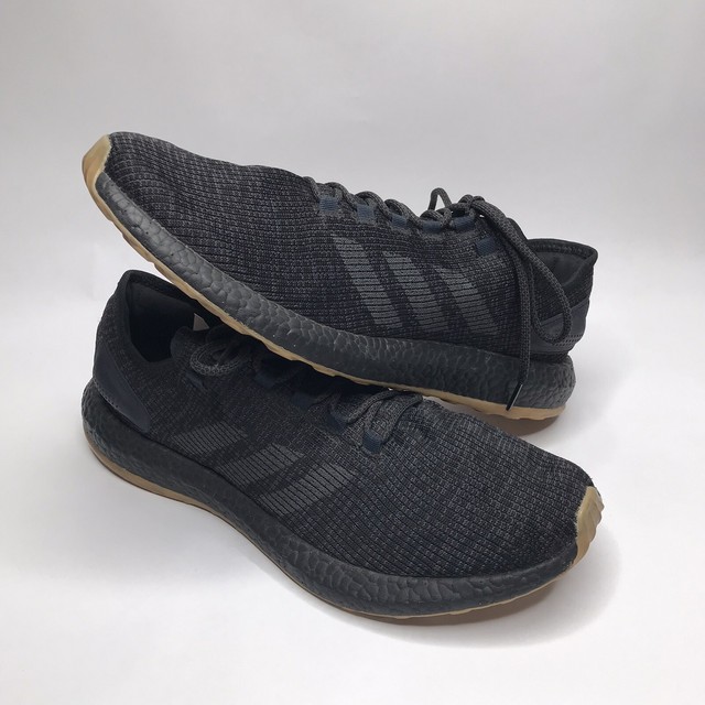EUC Menâs Adidas Pure Boost Shoes Size 14 Black Tan CP9941 | eBay