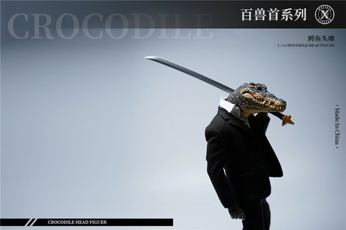 Mostoys 1:6 MS2104C Crocodile Animal Head Sculpt For 12inch Male HT Figure Body - Picture 3 of 6