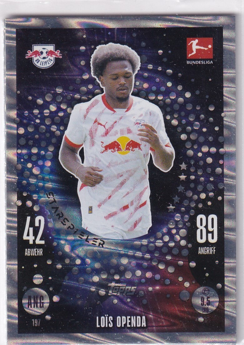 Topps Match Attax Bundesliga 24/25 Karte Nr. 197 Lois Openda