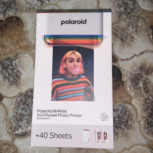 Polaroid Hi Print 2nd Generation White 2x3 Pocket Photo Bluetooth Printer