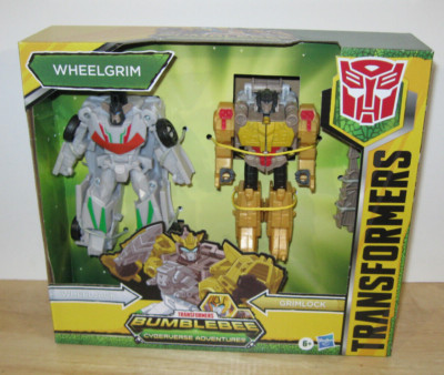 Transformers Bumblebee Cyberverse Adventures Combiner Wheelgrim ~ Dinobots Unite