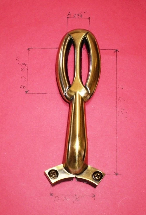 52” CEILING FAN BLADE ARM REPLACEMENT BRACKET GLENDALE FLEMISH BRASS COMPLETE - Image 2 of 4