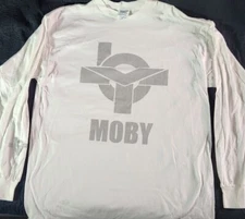 Vintage Moby T Shirt RAVE Electronica Dj Size XL Deadstock 90s - The Prodigy