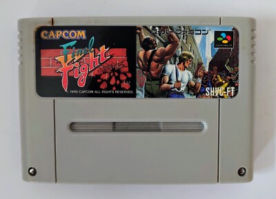 Z4259 Nintendo Super Famicom Final Fight 1 & 2 Set Japan SFC SNES