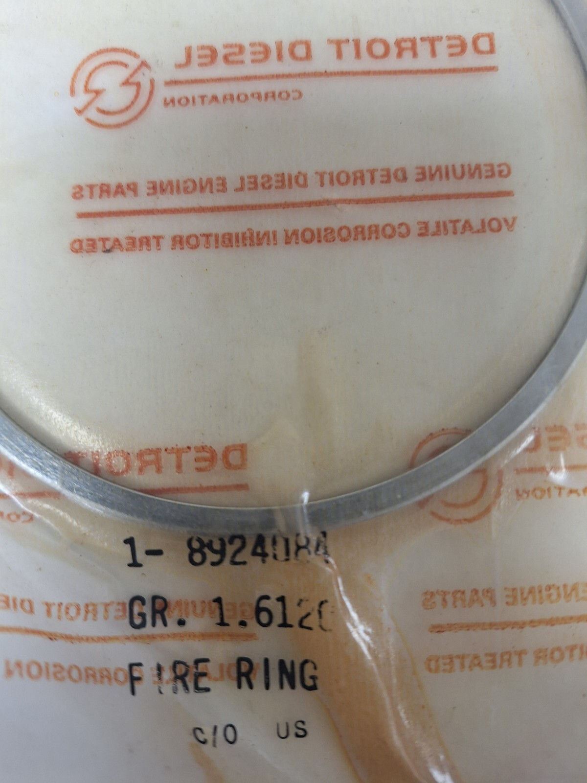 Detroit Diesel 8924084  , Piston Fire Ring