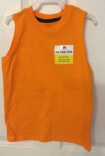Fruit Of The Loom Tank Pick Boys XS Orange, M Blue, XL gray or XXL Black NWT  