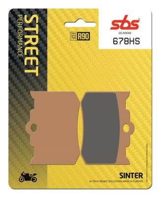 SBS 678HS Sinter Bremsbelag für Performance Machine 4 Kolben Oldtimer Bremssattel