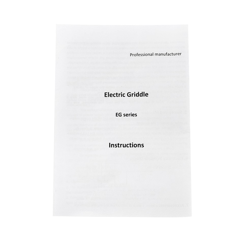 Electric Griddle Grill BBQ Hot Plate 2500W Commercial Stainless Steel