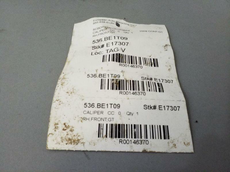 09 Bentley BENTLEY Caliper Right