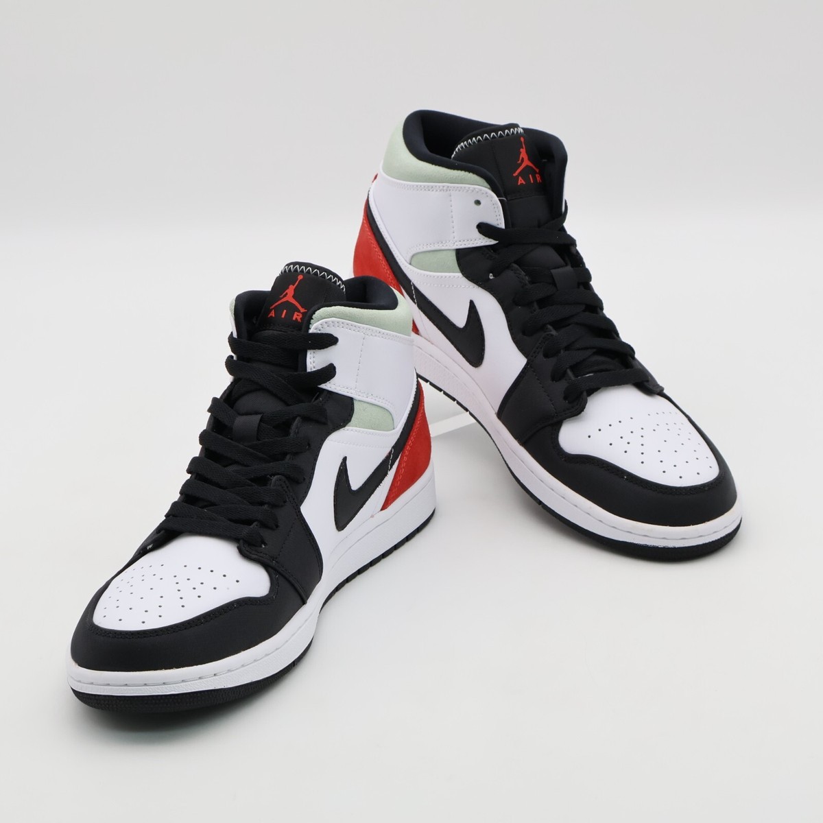 Size 9 - Air Jordan 1 SE Mid Red Black Toe for sale online | eBay