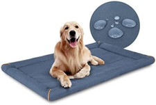 Oxford 42" Waterproof Dog Bed for Crates - Blue
