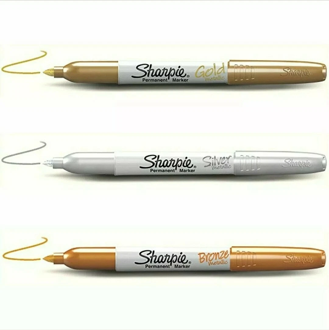Sharpie Metallic Permanent Marker Pen Metallic Gold Bronze