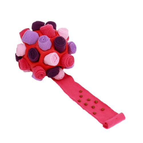 Pet Snuffle Toy Sniffing Treat Puzzle Feeder Toy Dog Foraging Nose Training Ball - Picture 37 of 38