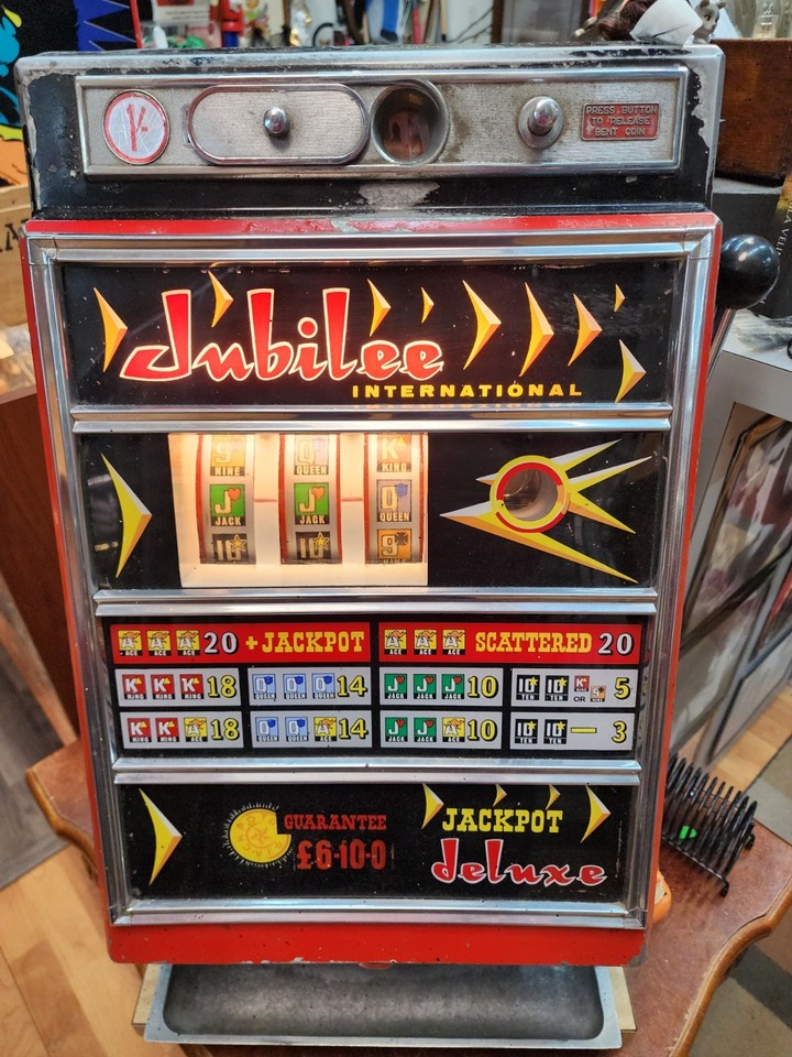 Antique Jubilee International 25 Cent Slot Machine | eBay