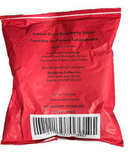 Starbucks Freeze Dried Strawberries