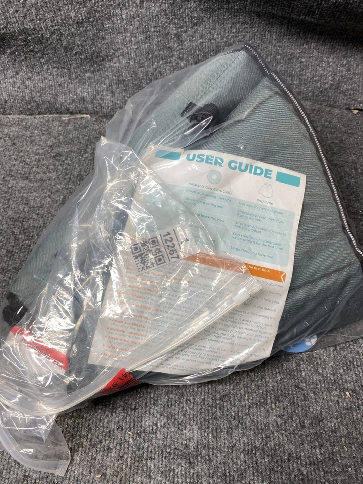 iPetstation Dog Cone Collar Extra Long Adjustable Comfy Protective Anti-Lick - Image 2 of 3