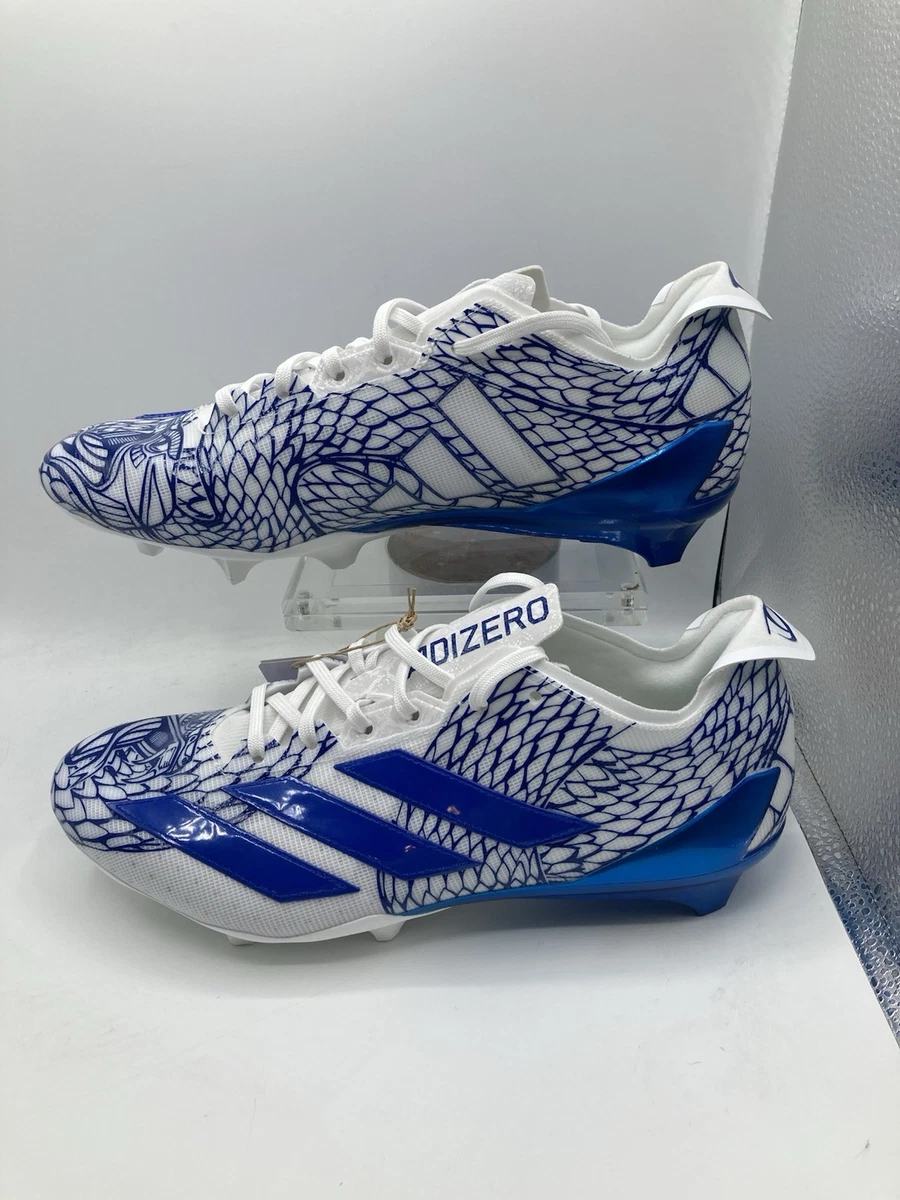 Adidas Adizero Electric Graffiti White/Navy Football Cleats  display picture 1