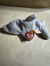 Vintage 1993 TY Beanie Babies Collection - Flash the Dolphin w/ Tags