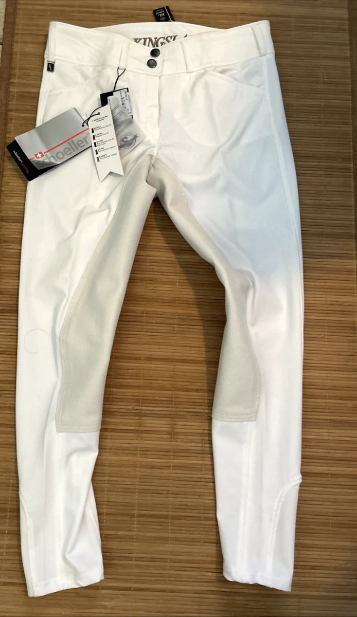KINGSLAND Karen Turnier Reithose Damen Vollbesatz weiß Gr 38 SCHOELLER % UVP180€
