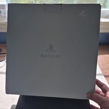 PartyLite P9158 Black Matte Metal Square Voti...