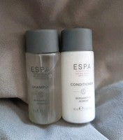 Espa Bergamot & Jasmine Shampoo & Conditioner Je 40 Ml ReisegrößE Neu!