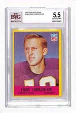 1967 Philadelphia #106 - Fran Tarkenton BVG 5.5