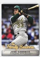 2019 Topps Update #FB-13 Jose Canseco The Family Business