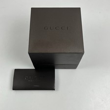 Gucci Watch Box Case Brown - EMPTY w/ Manual