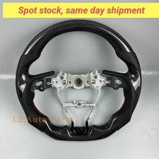 Carbon Fiber Leather Steering Wheel for 8th Camry 17-24 Rav4 20-24 Corolla 20-25